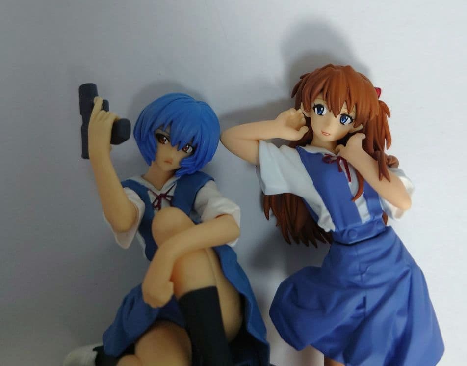 ヤングエース付録 エヴァンゲリオン アスカ＆レイフィギュア12体セット