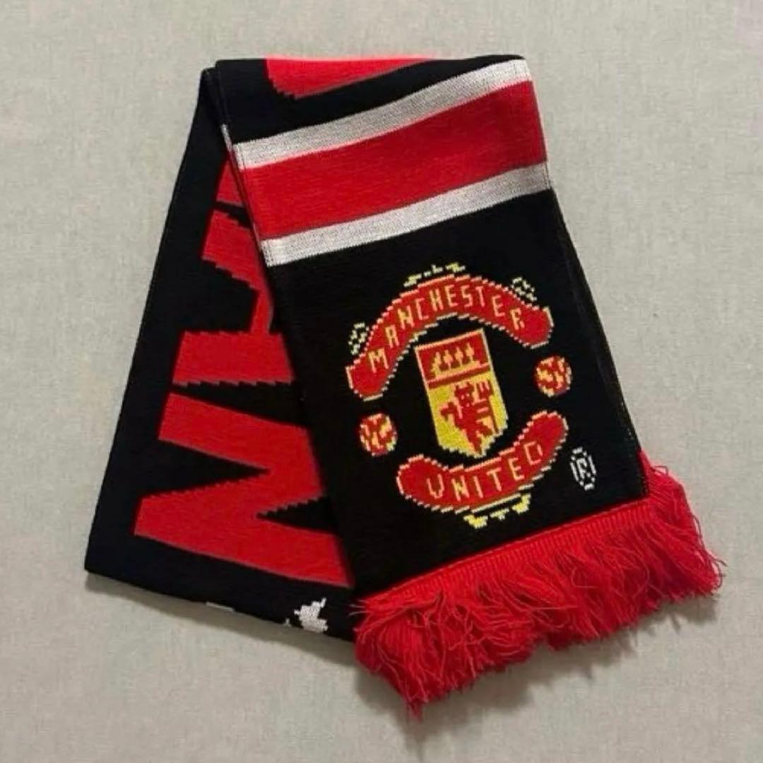 新品未使用】 マンチェスターユナイテッド マフラープレミアムリーグ