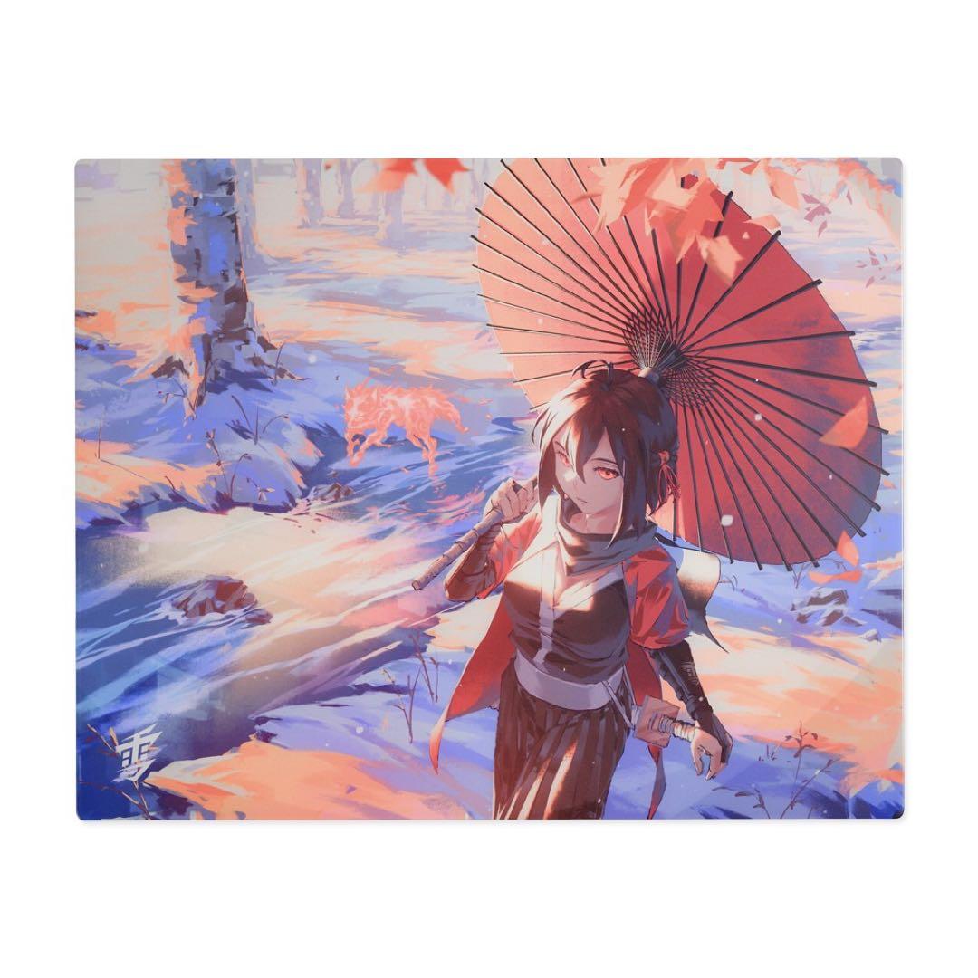 【新品未開封】Yuki Aim Glass Mousepad Kitsune Yuki Aim Glass Mousepad Kitsune Large ya-gp-24-kitsune-l | マウス