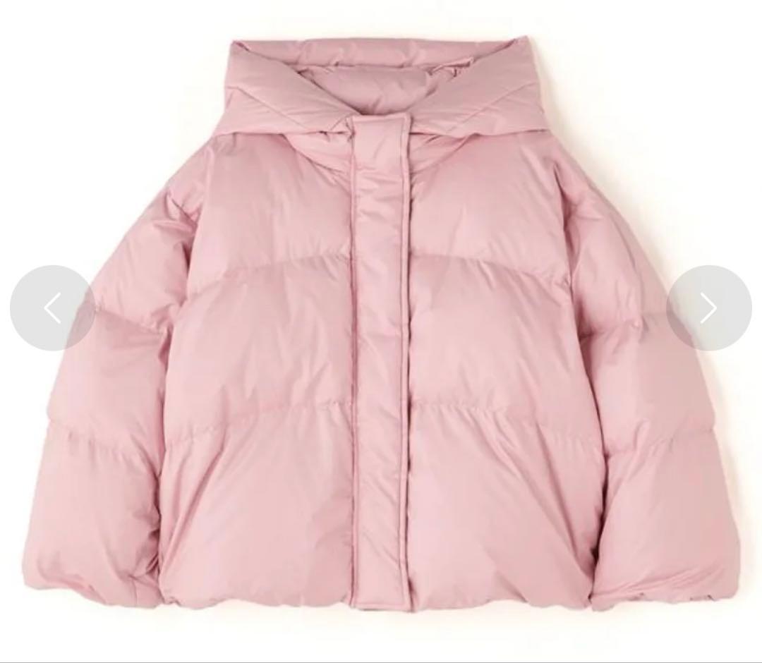 極美品！ナチュラルビューティーベーシック　ショートダウンフェザージャケット NATURAL BEAUTY BASIC（ナチュラルビューティーベーシック）の