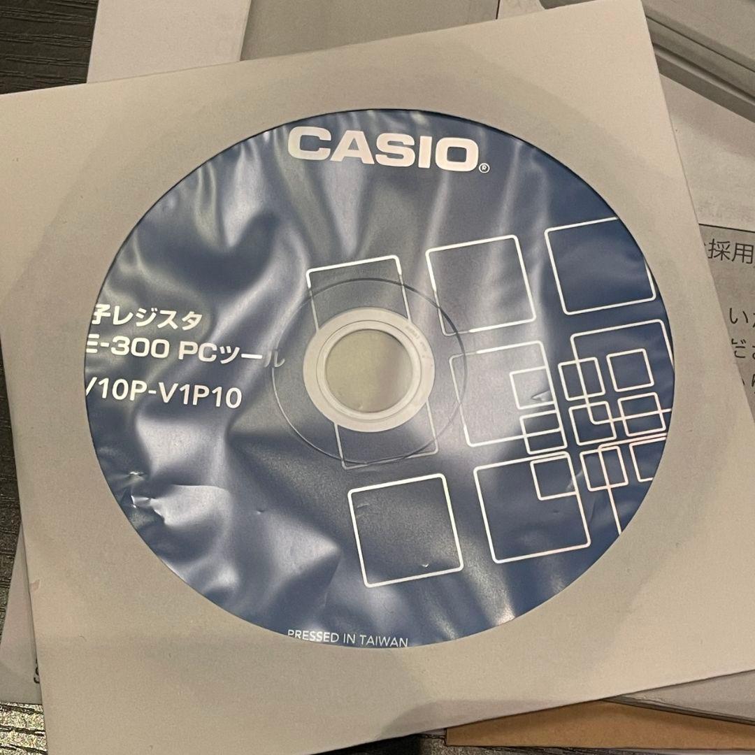 《動作確認、初期化済》CASIO/カシオ　レジスタ　TE-300 ブラック