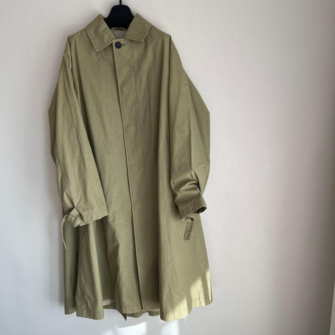 ジルサンダーjil sander 21ssスプリングコートロングコート44サイズ