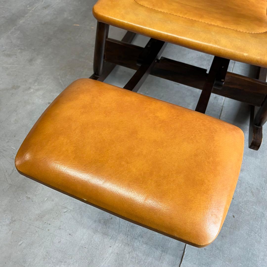 ヴィンテージ 松田家具 ロッキングチェア レアカラー 希少色 ミッド