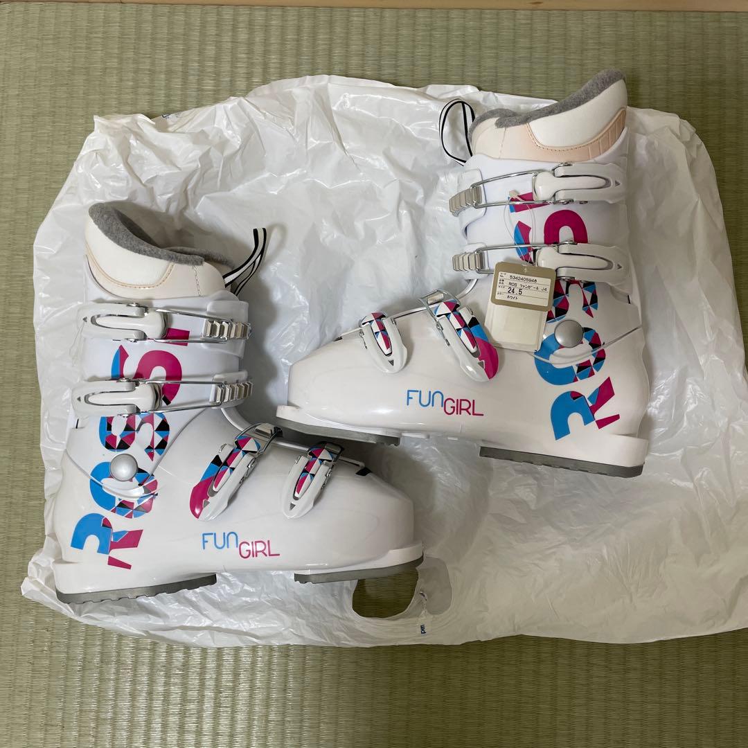 ＊ykp＊ 専用 Rossignol FUN GIRL ロシニョール(ROSSIGNOL) ジュニアスキー板 4点セット EXPERIENCE PRO+