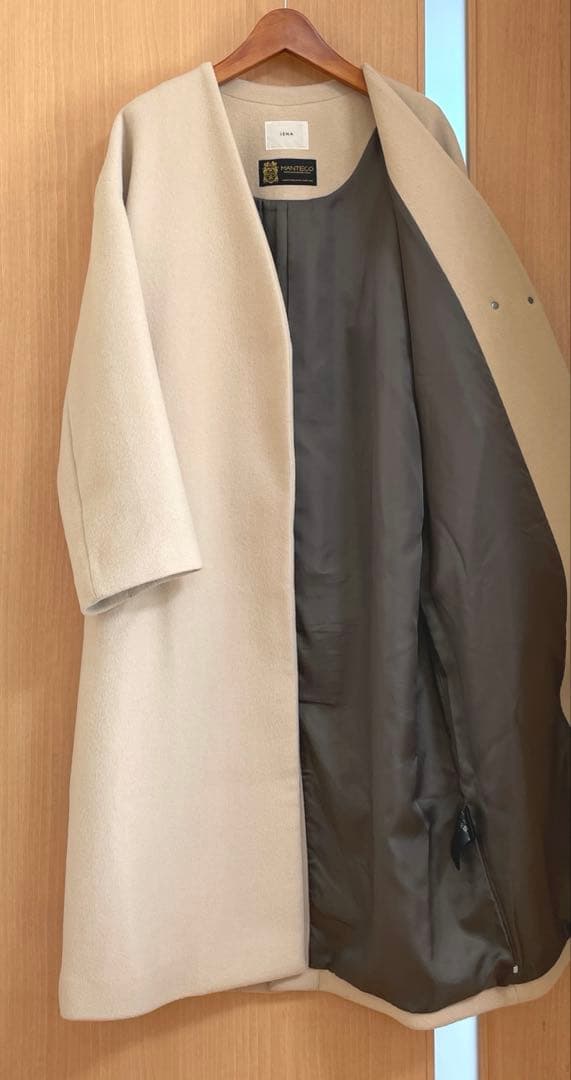 ☆美品☆ イエナ 定価48,400円 MANTECOノーカラーコート 38 - メルカリ