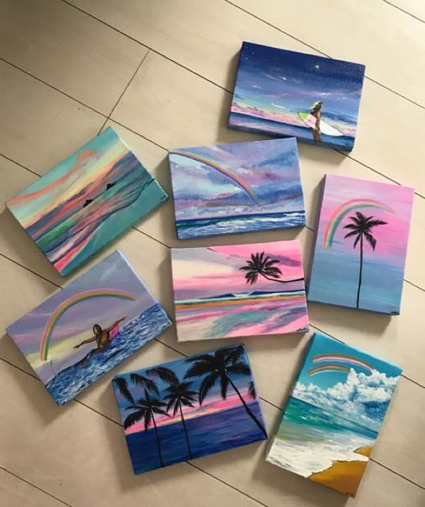 海の絵♡ギフト♡インテリア♡アート♡ビンテージ♡ロンハーマン