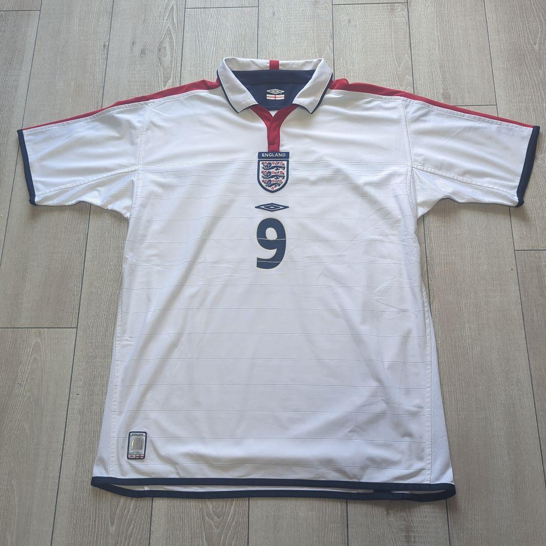 美品】アンブロ イングランド代表 ゲームシャツ2003/2005 UMBRO - メルカリ