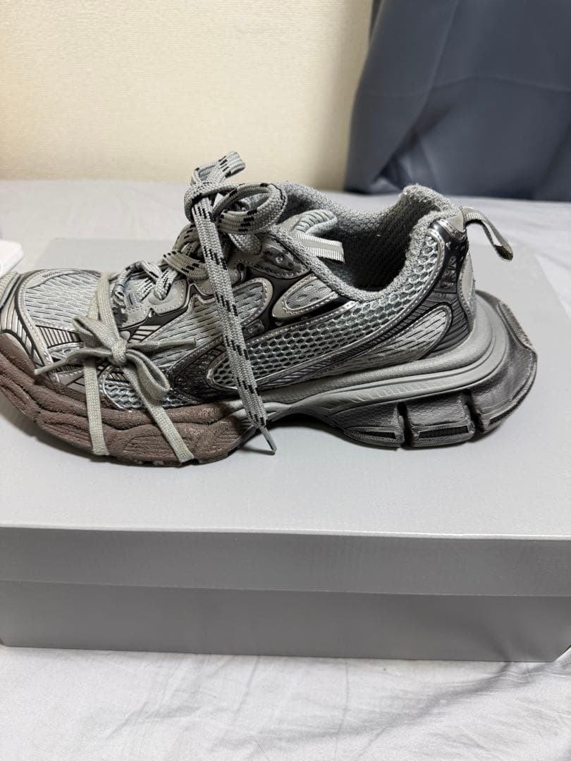 靴 BALENCIAGA 3XL Sneaker Worn-Out \"Gray\"