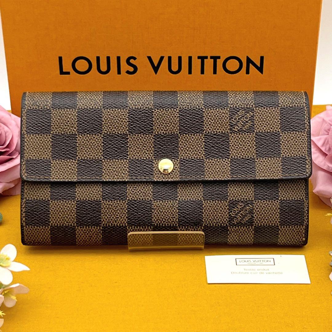 ✨美品✨ルイヴィトン ポルトフォイユ サラ 長財布 ダミエ N61734