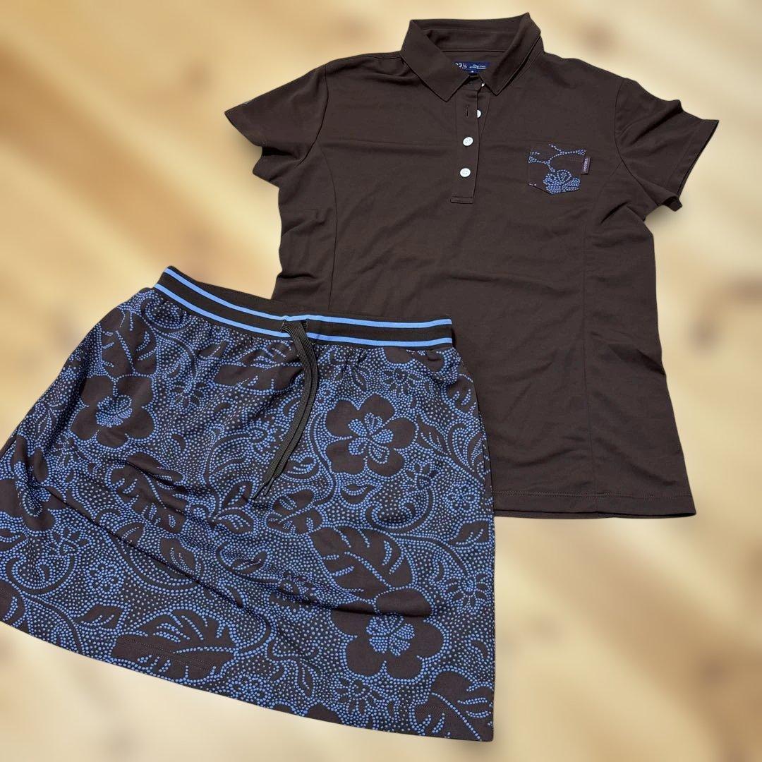 23区ゴルフ ポロシャツ スカート セット - メルカリ