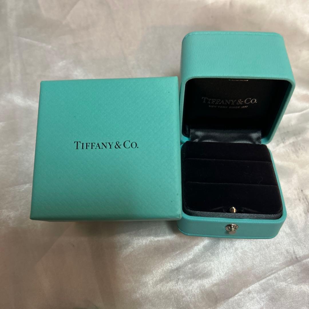ティファニー 空箱 結婚指輪 婚約指輪アクセサリーケースTiffany