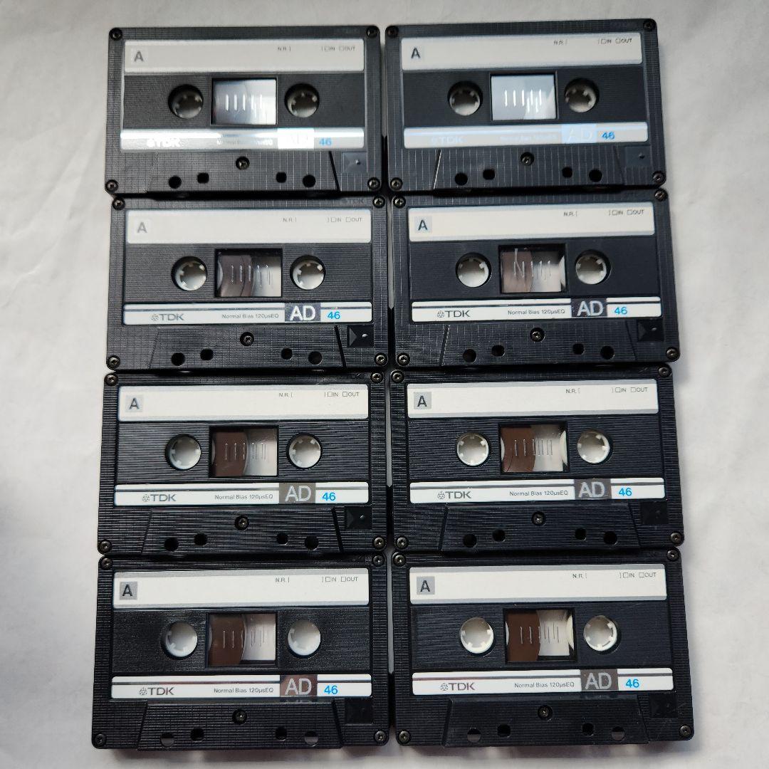 中古カセットテープ ジャンク ノーマル8本 ケース無し - メルカリ