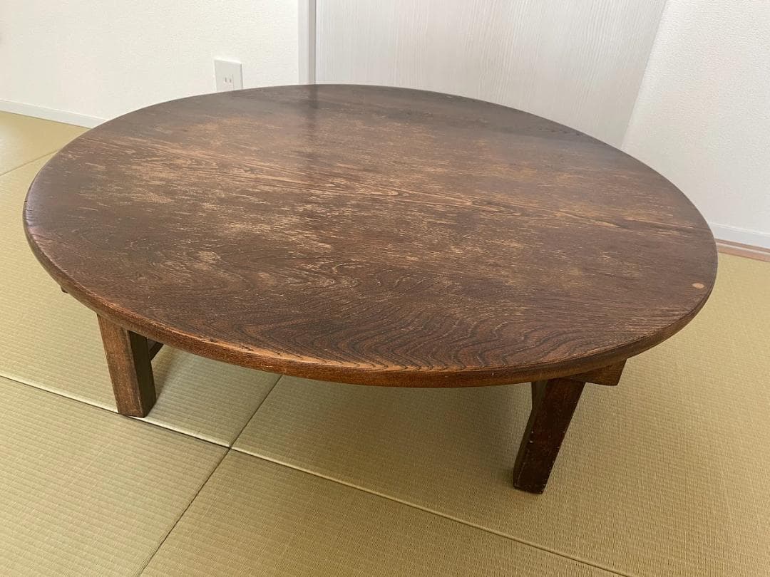 希少品 昭和 レトロ 古道具 アンティーク 木製 円卓 座卓 ちゃぶ台　古い家具 2026年最新】Yahoo!オークション -昭和 レトロ 家具(座卓、ちゃぶ台)の