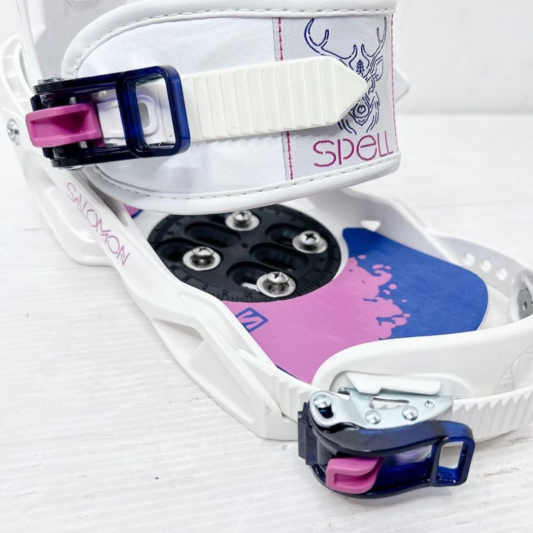 サロモン halsey 44 spell スノーボード ビンディングセット - メルカリ