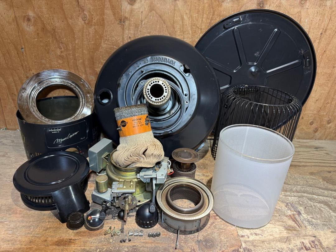 芯乾燥済 ムーンライター ML-21 キャンプ 分解メンテナンス済 96年製