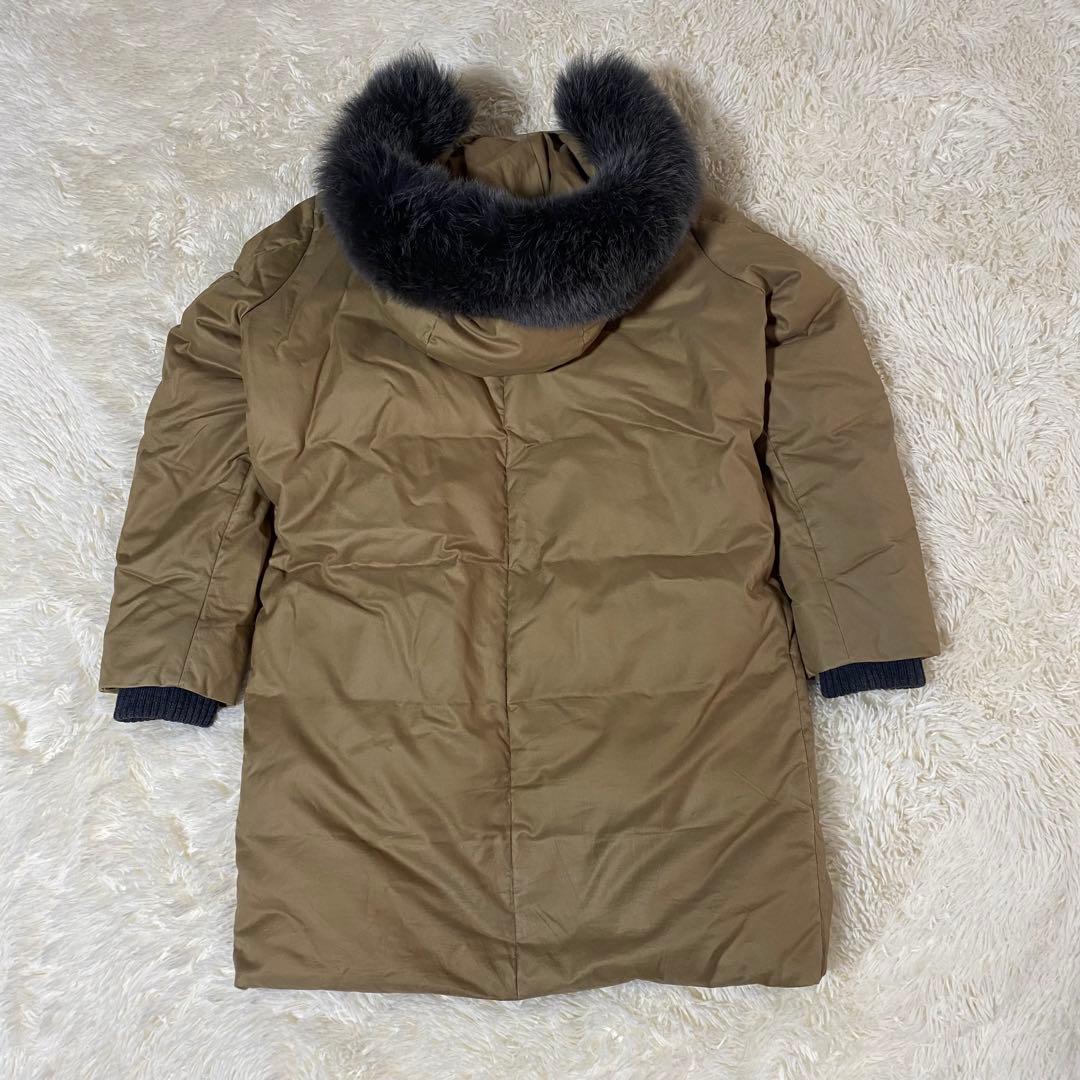 最終値下げ 美品✨ドゥロワー フォックスファー ダウンコート 36 定価