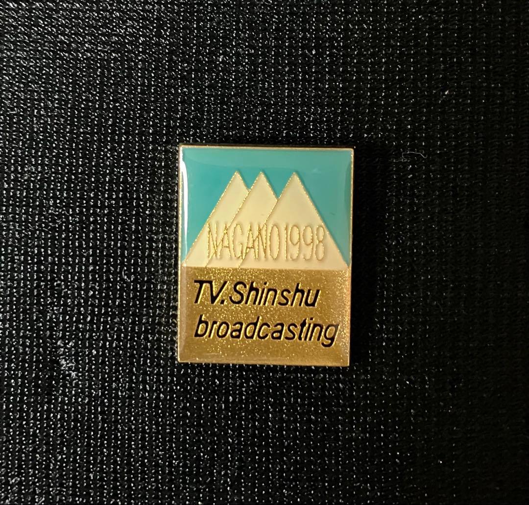 1998長野オリンピックピンバッジ/テレビ信州