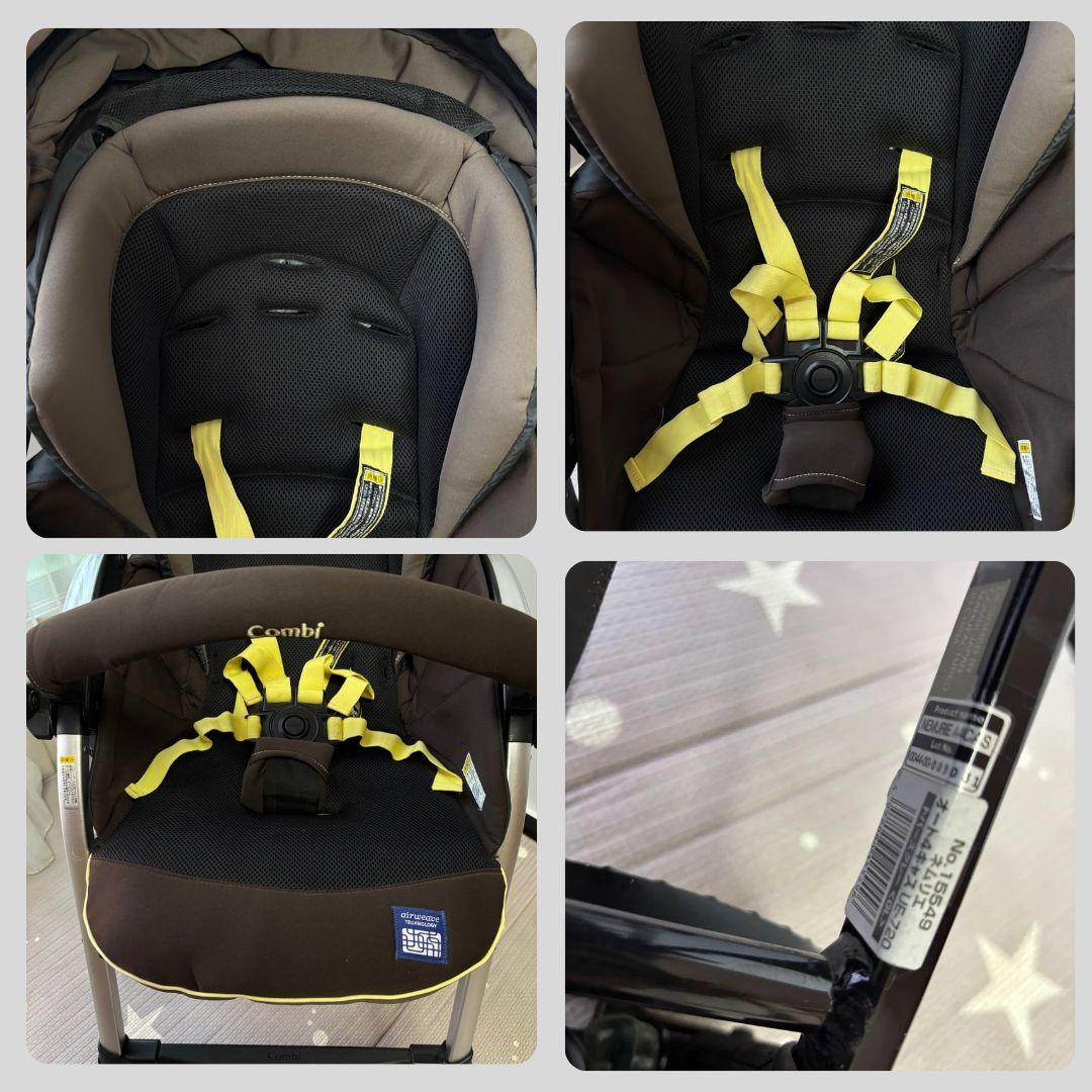 《美品❣️》コンビ 　ベビーカー　ネムリエ　オート4キャス UE-720