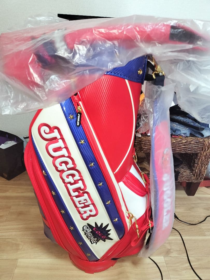 レア物】ジャグラー ゴルフバッグ キャディバッグ - メルカリ