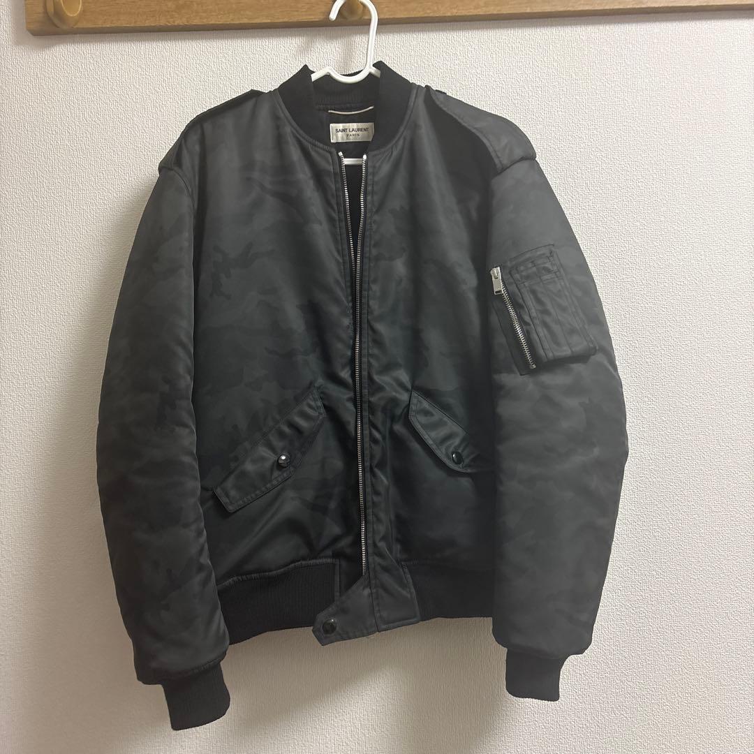 SAINT LAURENT 16aw MA-1 カモフラ 44 - メルカリ