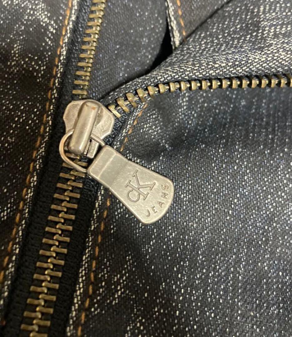 joker様専用 90s カルバンクライン デニム ダブルライダースジャケット