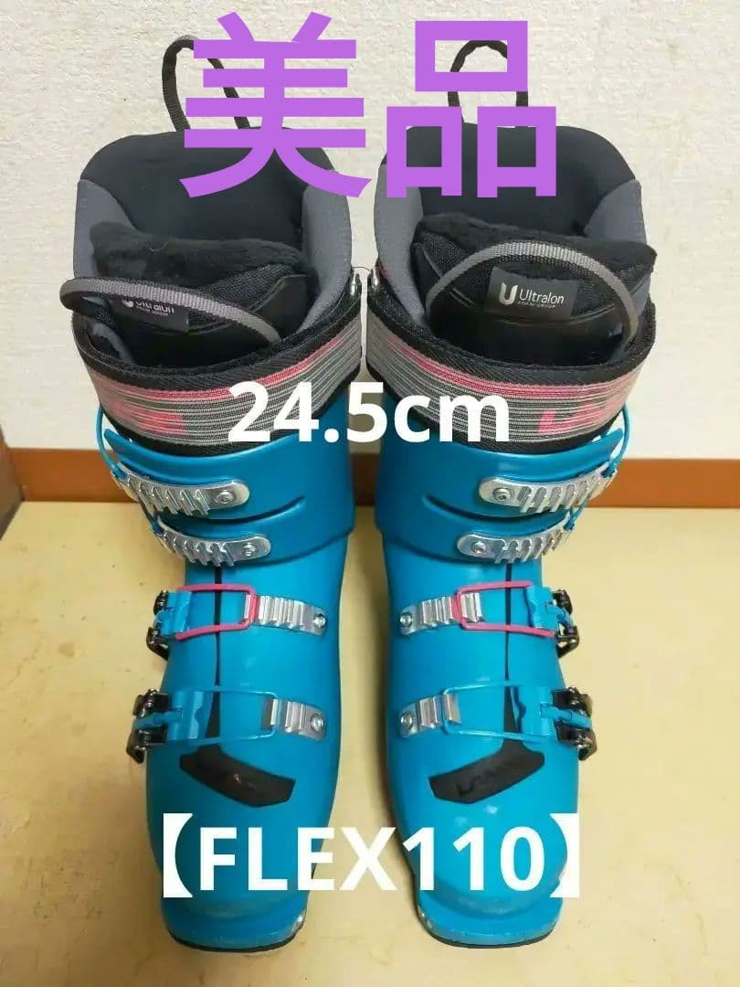 Lange ラング スキーブーツ【FLEX110】ブルー★美品 LANGE (ラング) スキーブーツ SIZE 22.5cm ブルー フレックス110 21-22