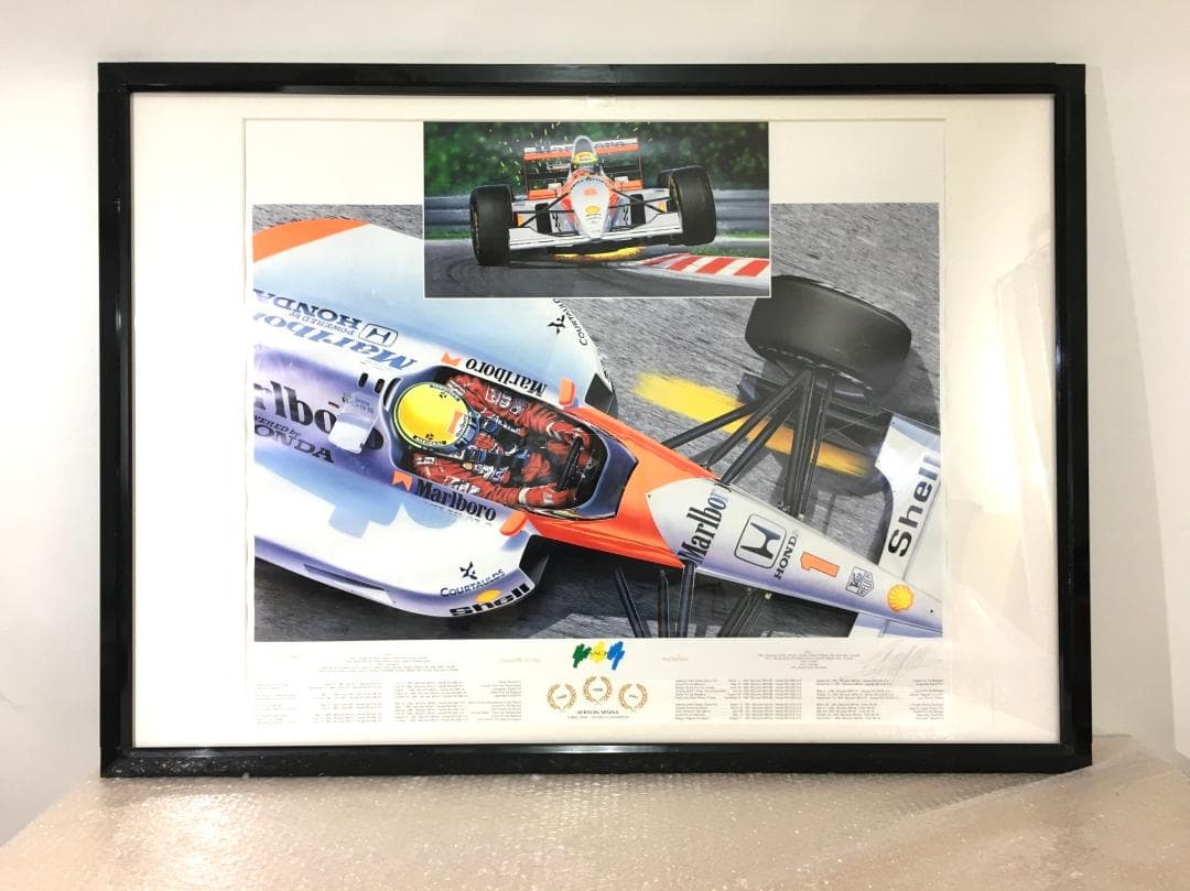○激レア アイルトン・セナ ポスター 限定500 1993 Grand-prix - メルカリ