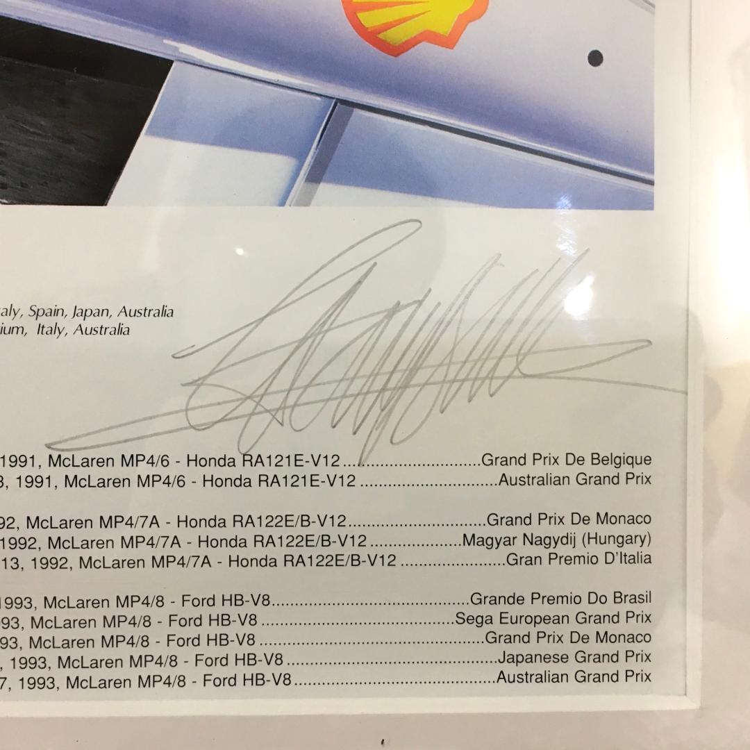 ○激レア アイルトン・セナ ポスター 限定500 1993 Grand-prix - メルカリ