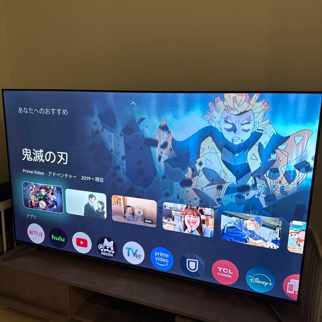 【たきの】TCL 液晶テレビ 65C645 65インチ　値下げ不可 65C645 QLED搭載GoogleスマートTV C645シリーズ TCL パネル4K 65型