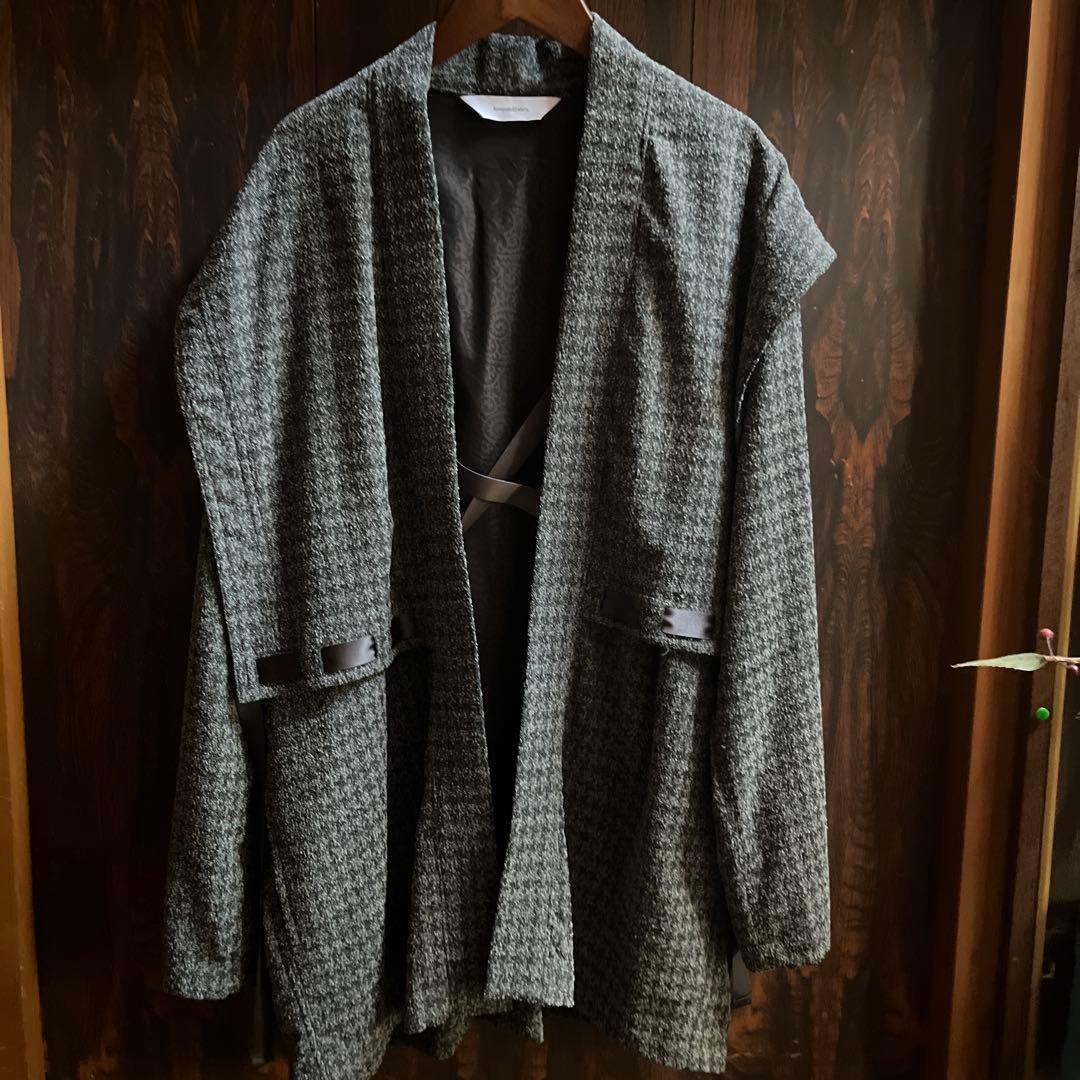 Sasquatchfabrix.パワーショルダー羽織　ジャケット　グレー SASQUATCHfabrix.（サスクワァッチファブリックス）の