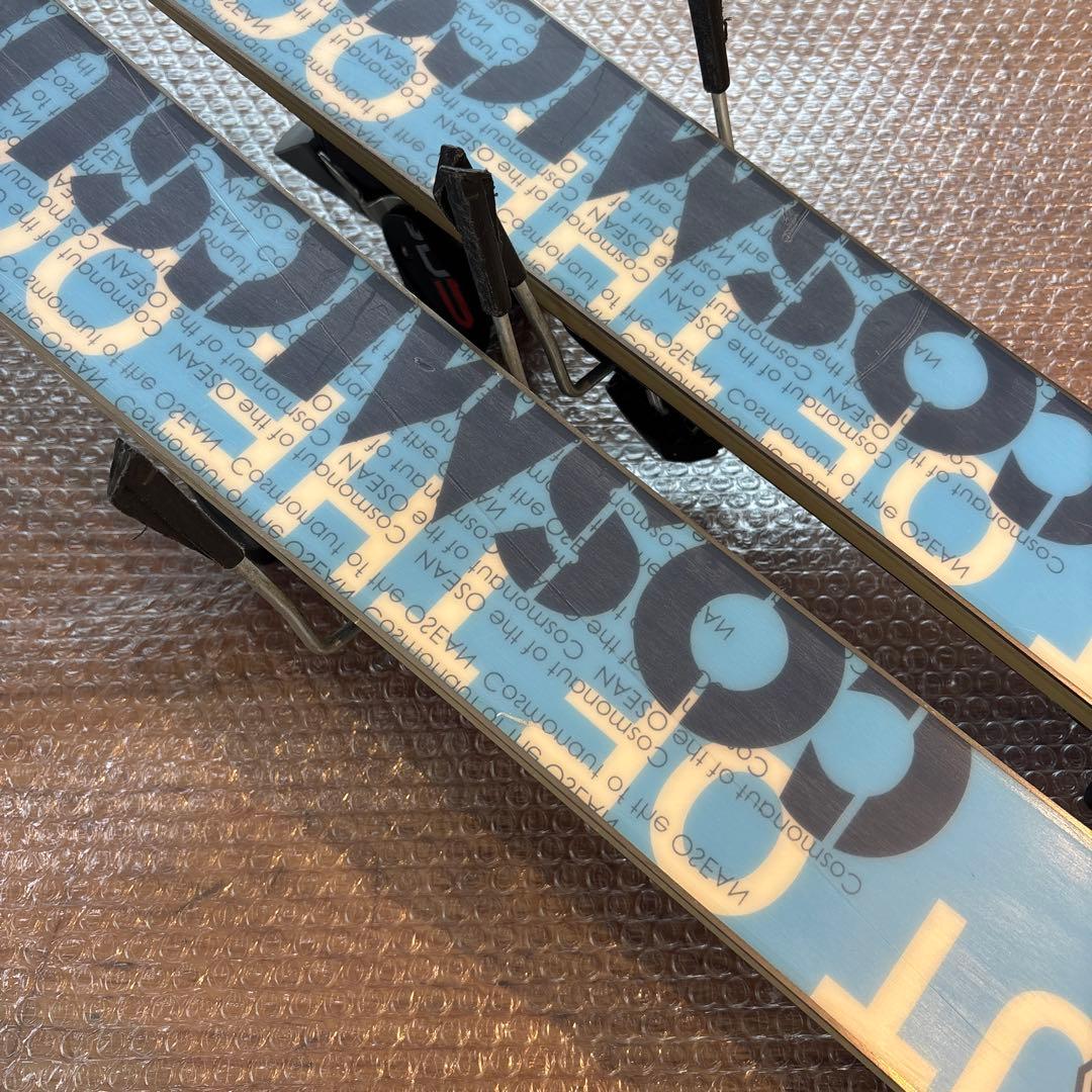 コスミックサーフ サロモン ショートスキー板 調整ビンディング付 工具