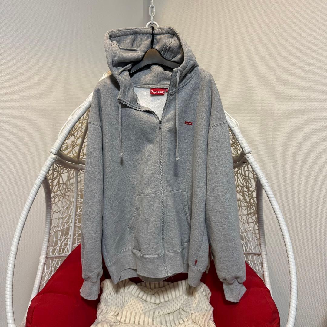 美品』 Supremeシュプリーム スモールボックスロゴ ジップパーカー XL