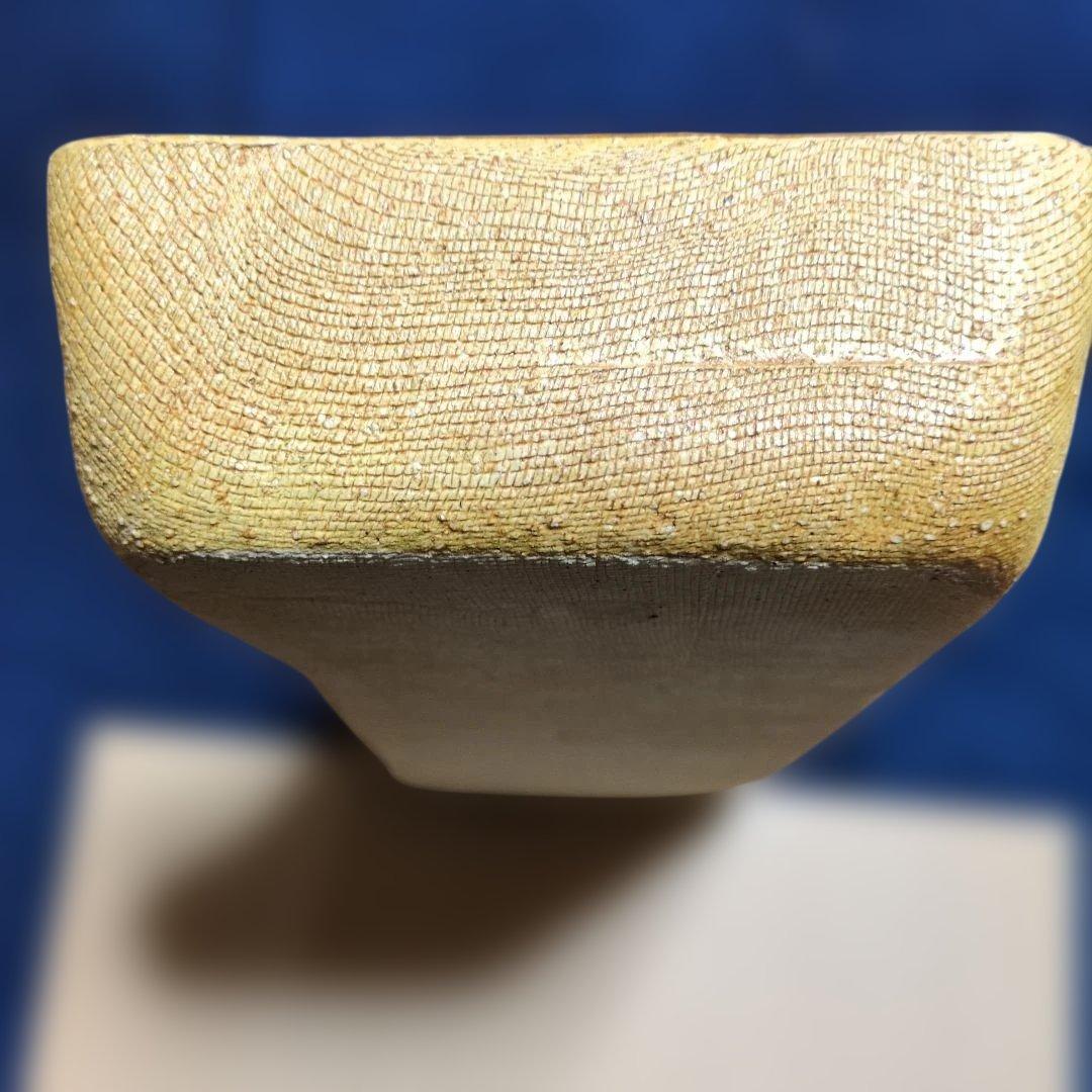 小原流生け花 古い織部焼 緑✕土色長型水盤 花器 - メルカリ