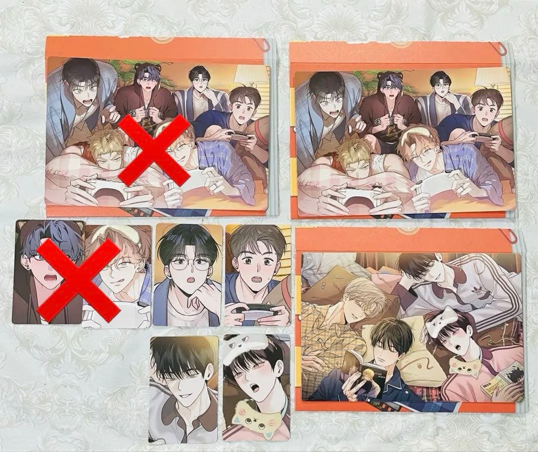 韓国 BL BOMTOON 月曜日の救世主 スケッチ スナップパック トレカ