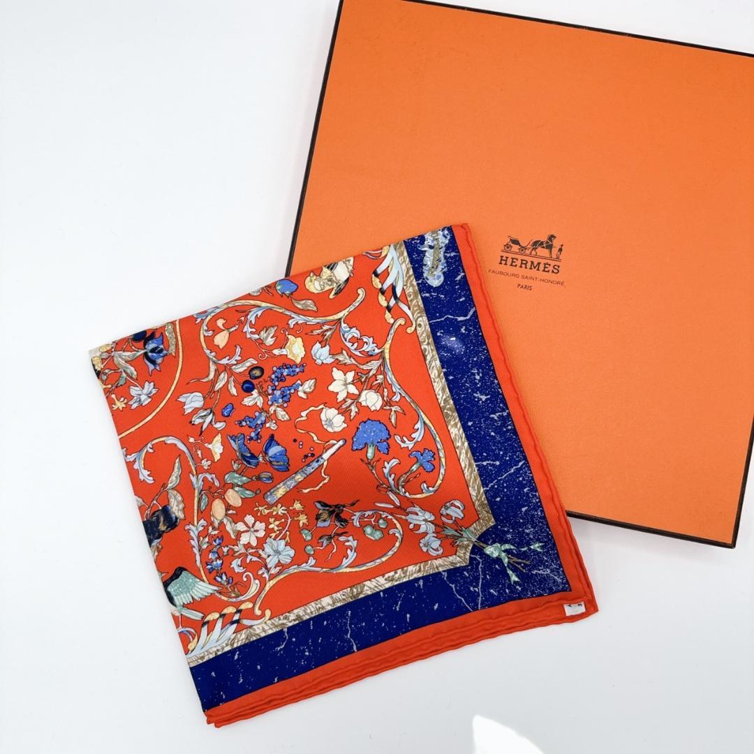 未使用】エルメス ガヴロッシュ カレ45 東洋の石と西洋の石細工 - メルカリ