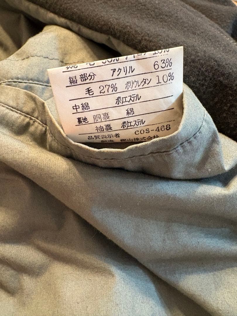 カルバンクラインCalvin Klein ウール ダービージャケット 短丈 - メルカリ