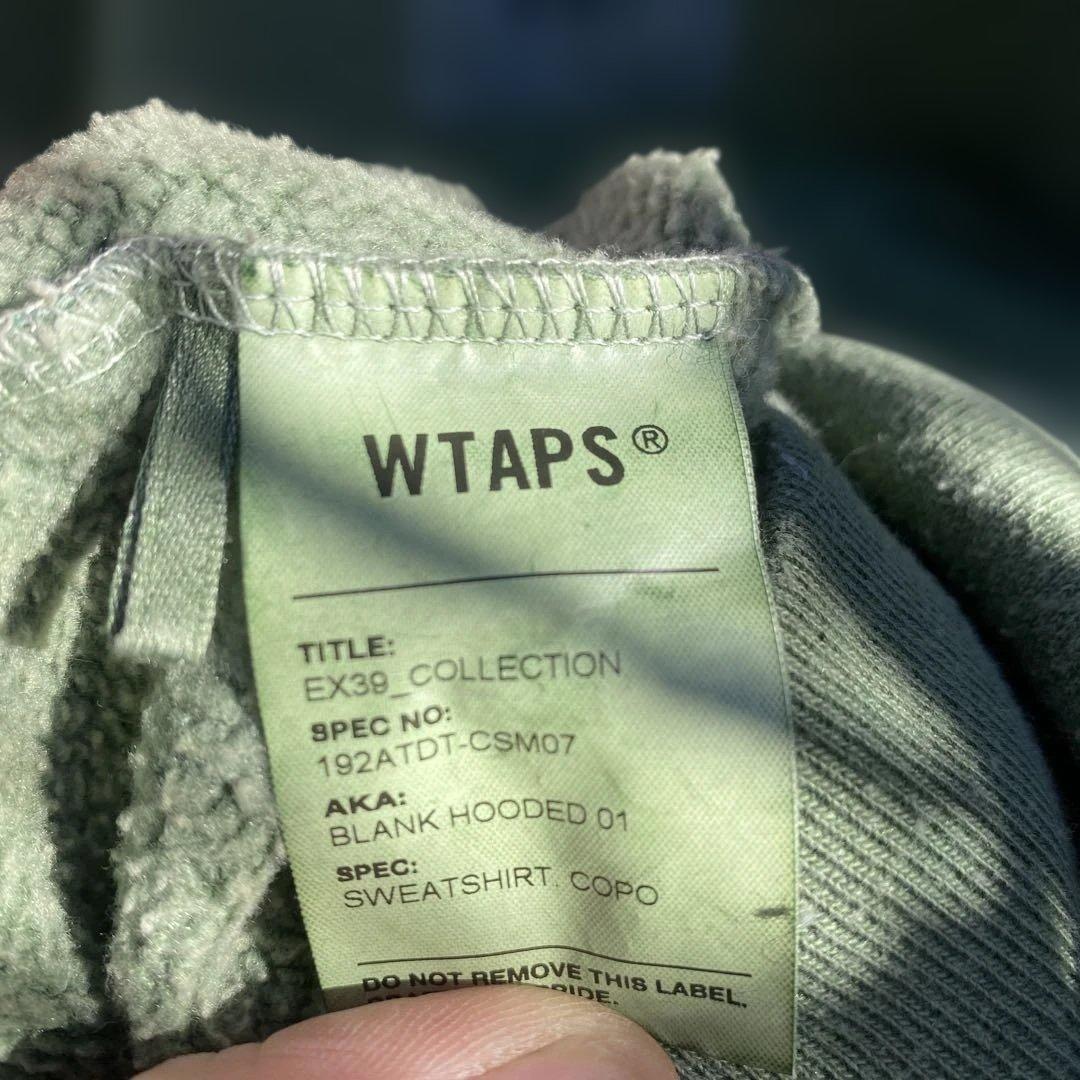 本日限り名作WTAPS 192ATDT-CSM07 BLANK HOODED01 - メルカリ