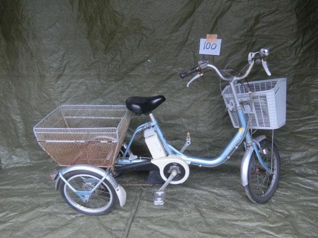 100：ブリヂストン 電動アシスト三輪車 ジャンク引取限定：埼玉県所沢