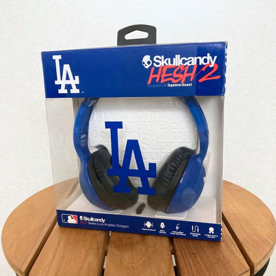 【レア】ロサンゼルスドジャース　ヘッドホン Skullcandy Skullcandy Icon ANC - On-Ear Noise Cancelling Headphones