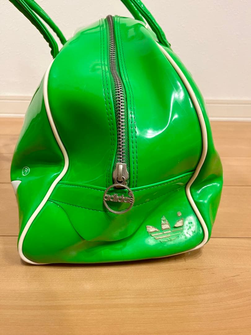 アディダス ボストンバッグ エナメル adidas ビンテージ 80s デサント