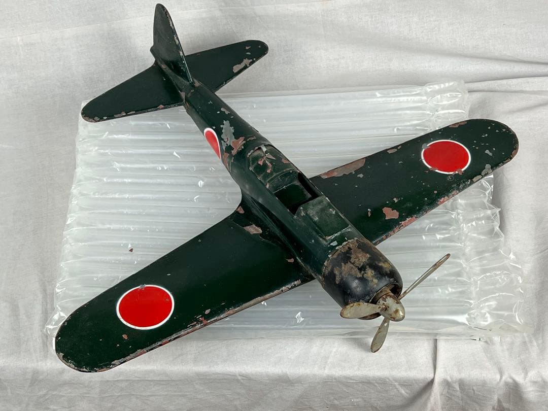 特大★逸品★珍品★古い一体物ブリキの零戦★used★一期一会★難あり
