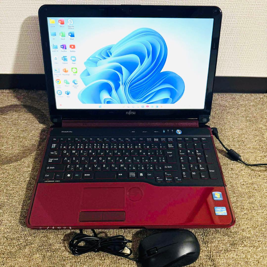 S220 富士通ノートパソコンi7メモリ8G高速 WEBカメラWindows11 - メルカリ