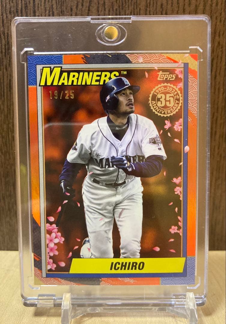 2025Topps 】マリナーズ ICHIRO イチロー 25シリ オレンジ - メルカリ