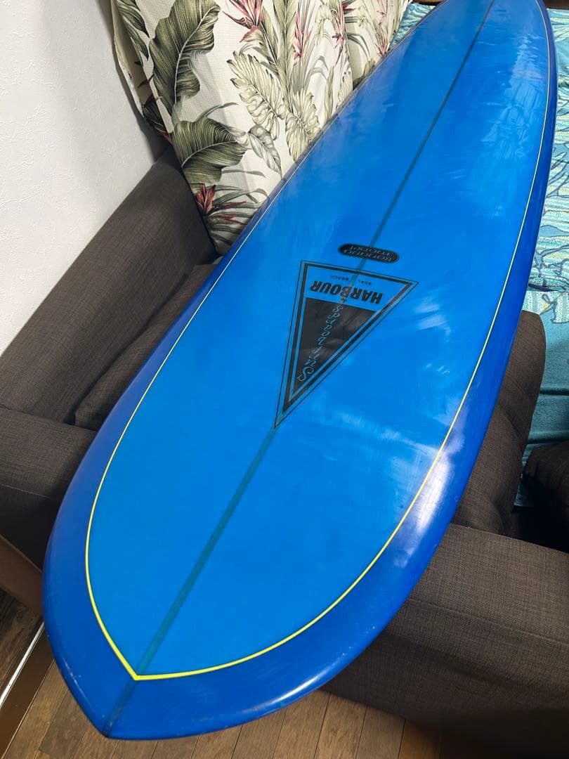 CJ ネルソンフルカーボン10ftシングルフィン ロングボード ネイビーブルー