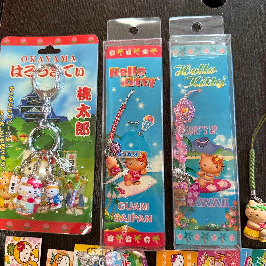 新品未開封ご当地ハローキティストラップキーホルダー32本セット