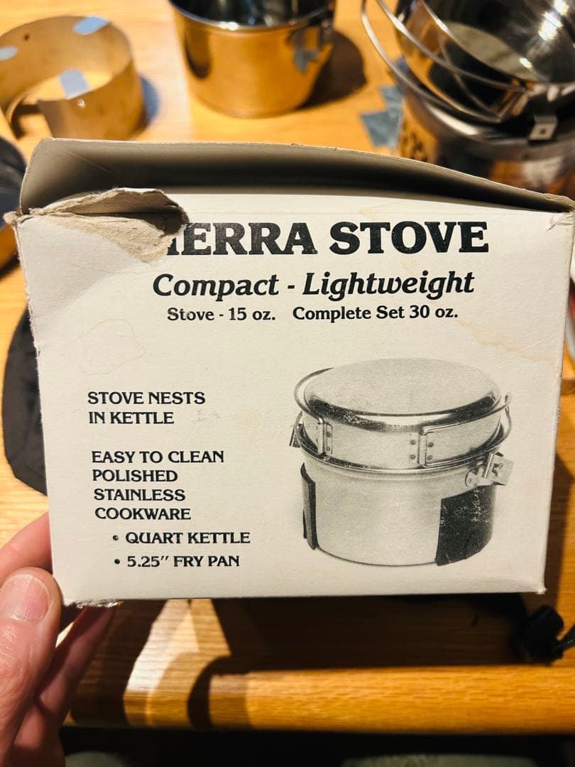 SIERRA STOVE クッカーセット 箱付き 動作確認済 - メルカリ
