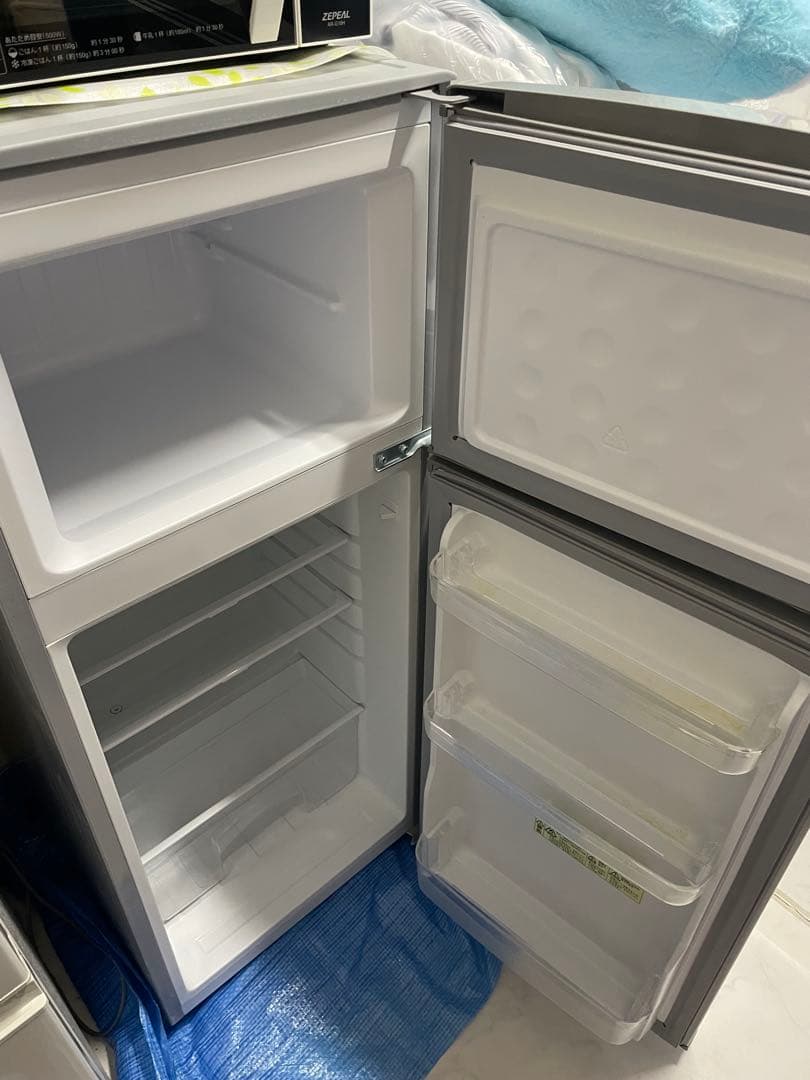 お買得☆お取引は3月迄☆ SHARP SJ-H12B シルバー冷蔵庫 2