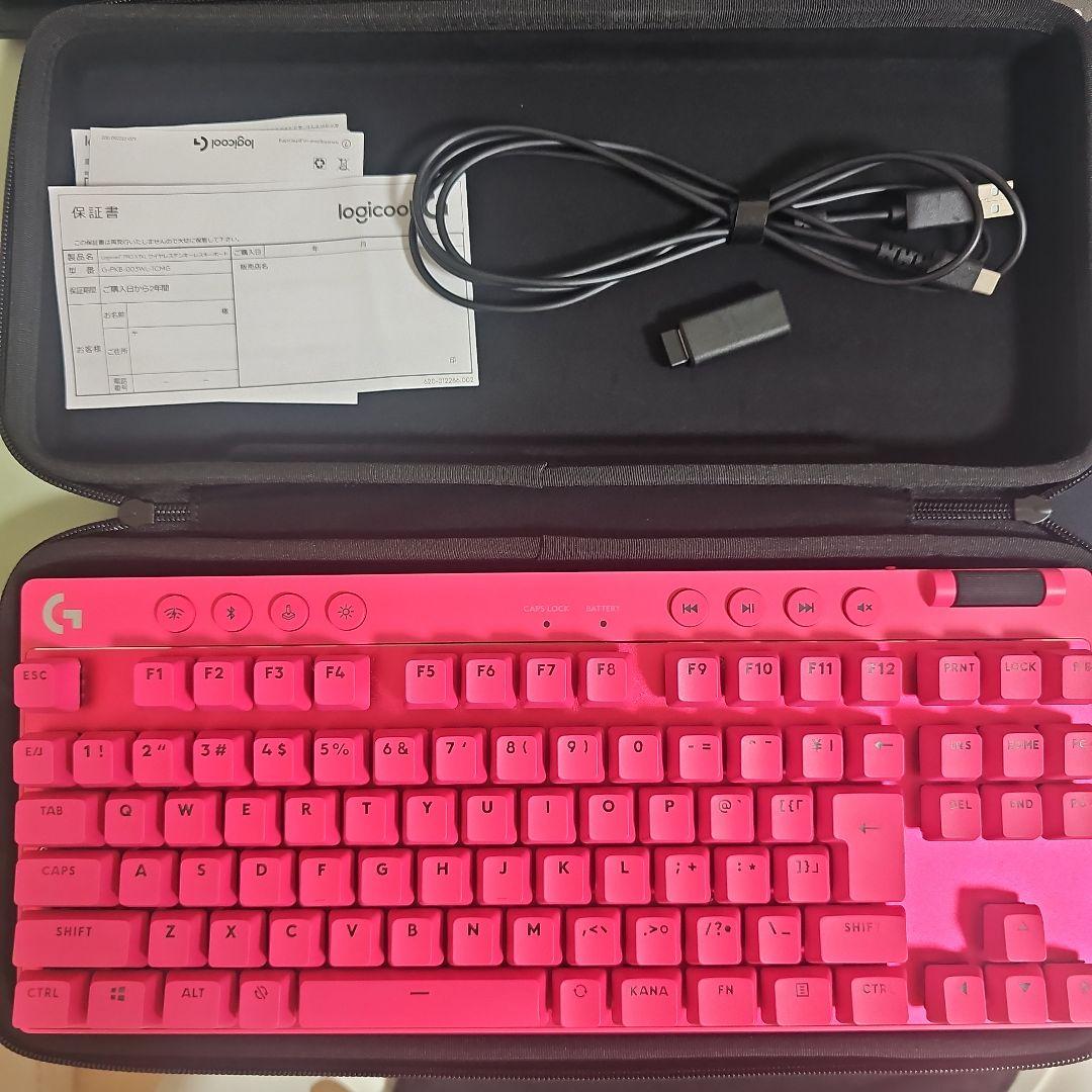 Logicool G PRO X TKL テンキーレス タクタイル マゼンタ Refurbished PRO X TKL Compact Gaming Keyboard | Logitech G