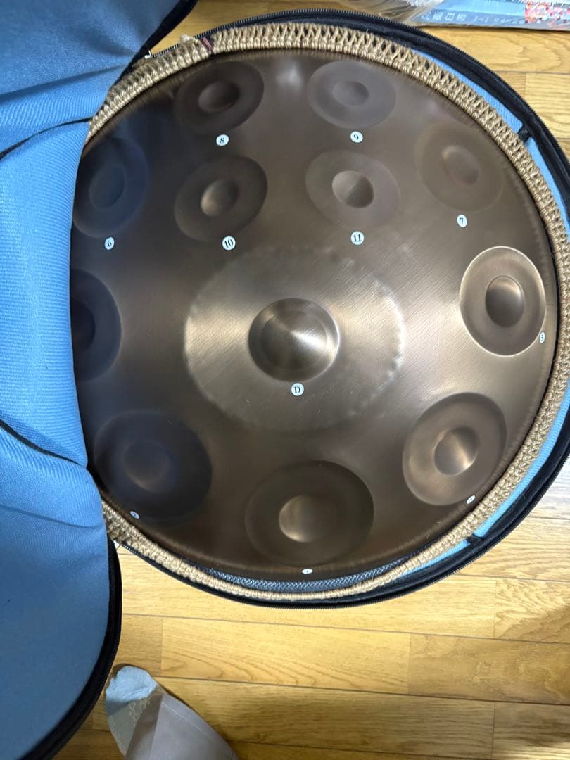 ハンドパン12音　440Hz 55.88cm Dマイナー