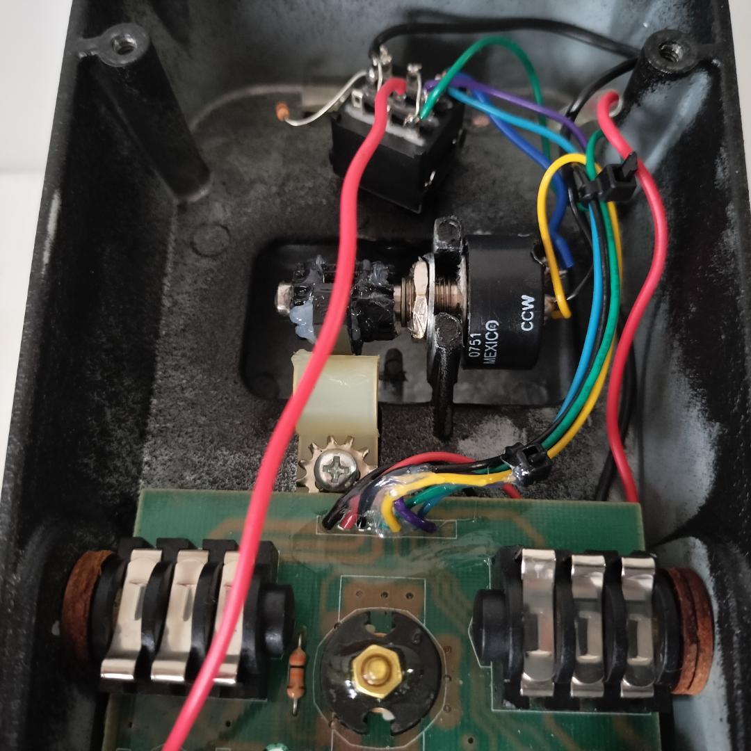 CRY BABY GCB-95トゥルーバイパス化 Red LEDモディファイ - メルカリ